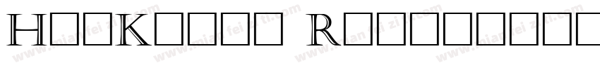 Hu_Kaste Regular字体转换